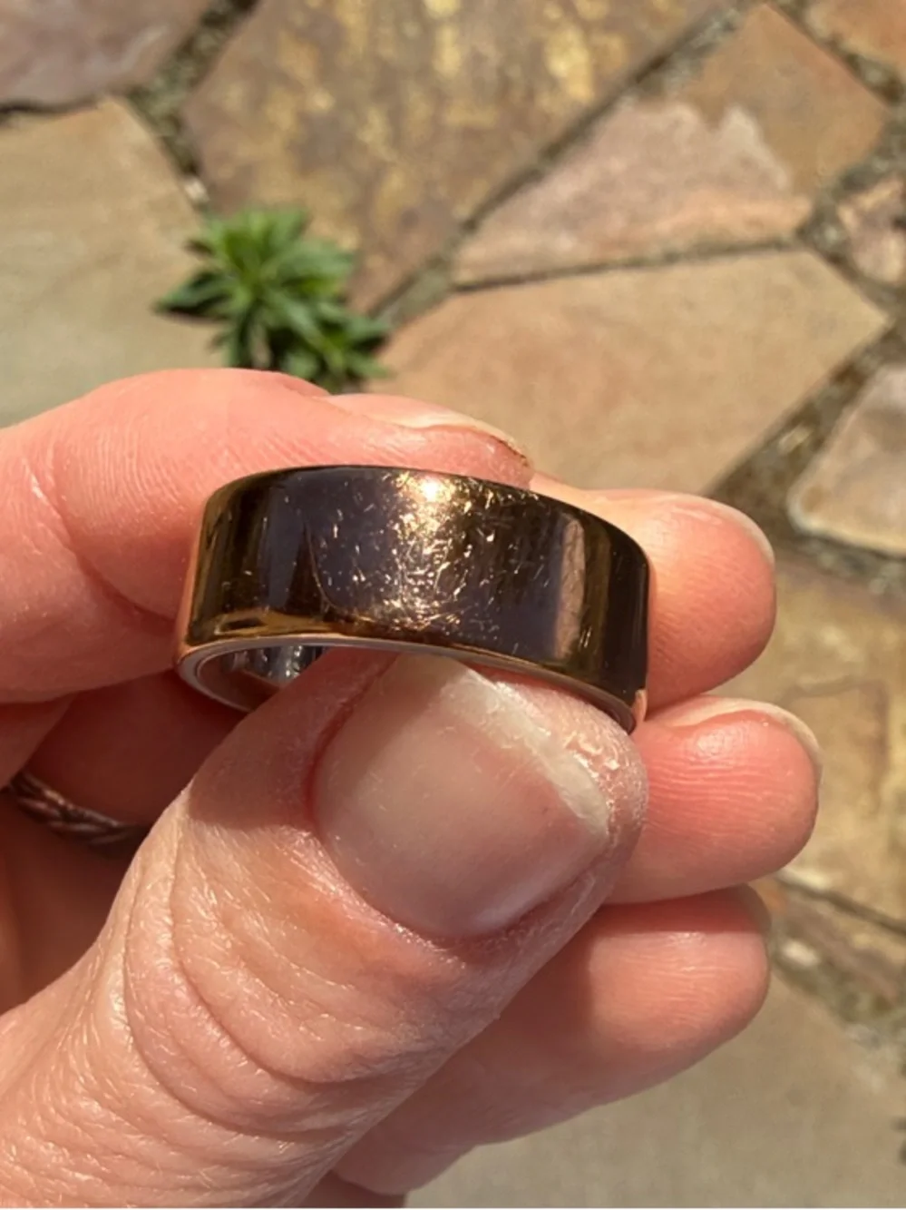 Oura gen 4 rose gold size 7